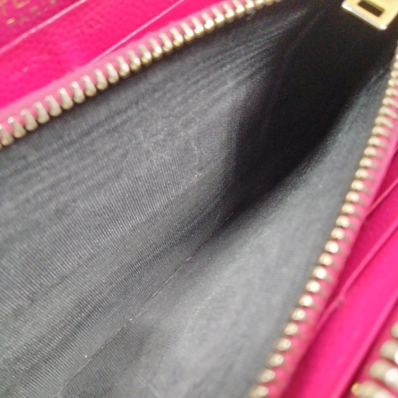 Saint Laurent Long Wallet Pink Leather - Picture 6 of 9
